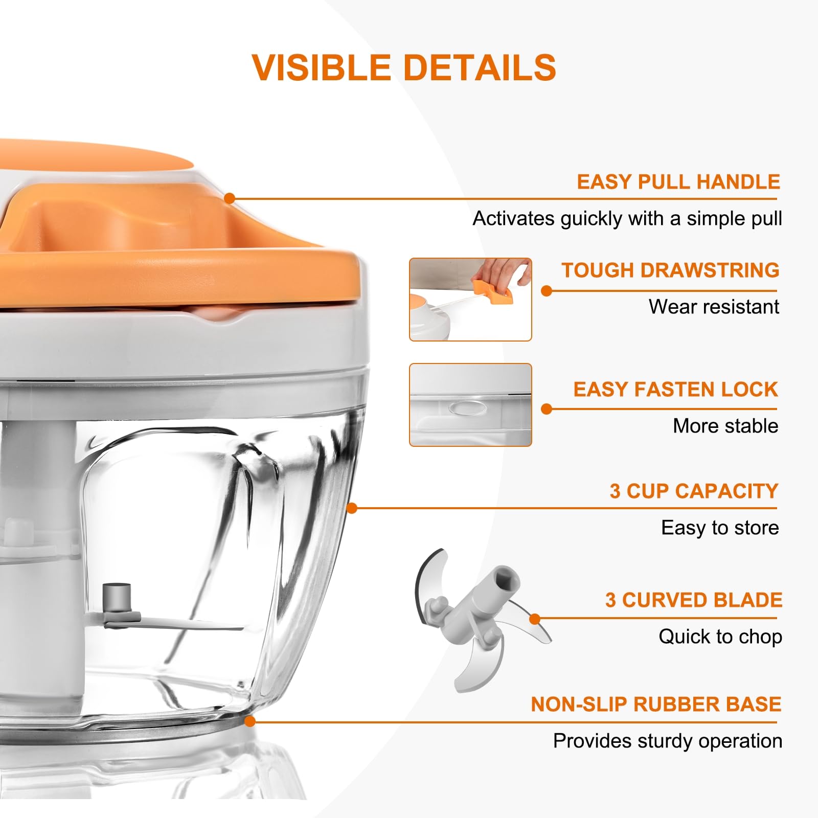 Partes desmontables de MAMICOOKER facilitan la limpieza