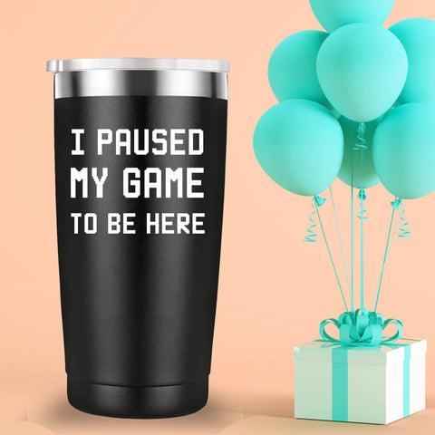 Mamihlap Taza de Viaje para Jugadores con doble pared, mantiene bebidas estables.