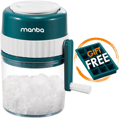 MANBA rallador de hielo portátil para bebidas frías y rápidas.