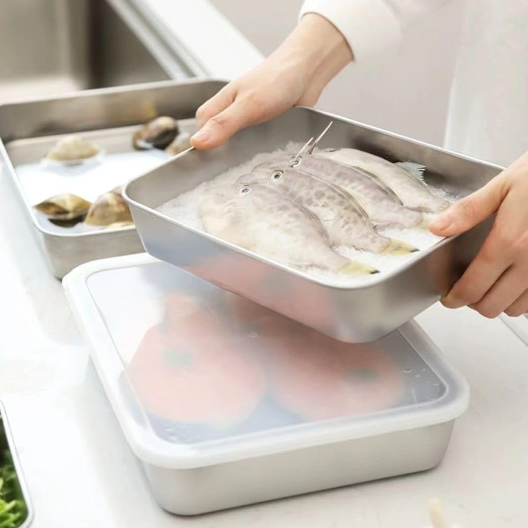 MANHONGYU – almacenamiento versátil para carne, mariscos, verduras y frutas.