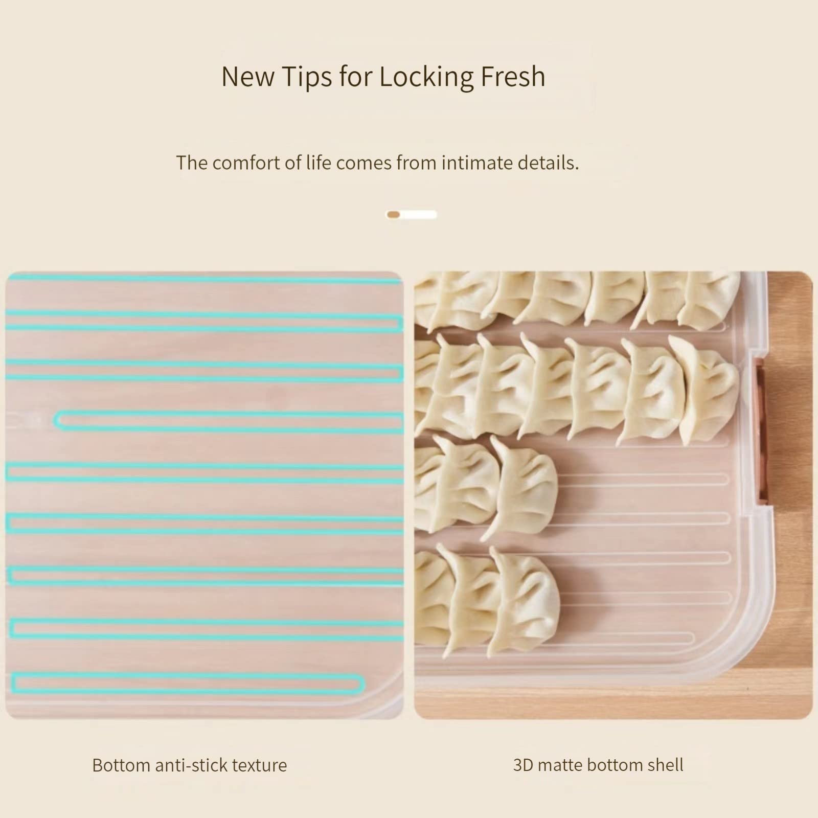 MANHONGYU contenedor-galletas-apilable ideal para galletas y dulces