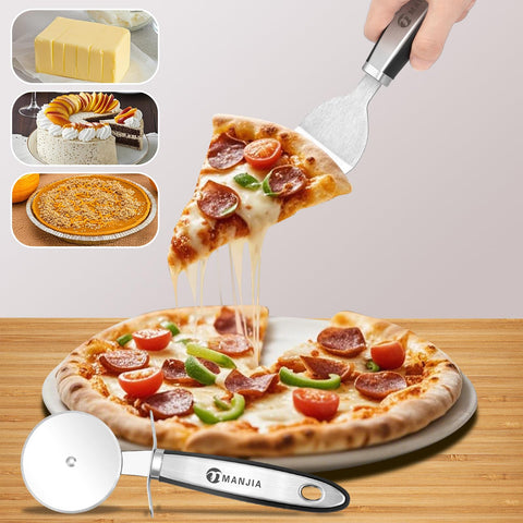 MANJIA dimensiones 12x16 pulgadas muestran tamaño práctico para pizzas grandes