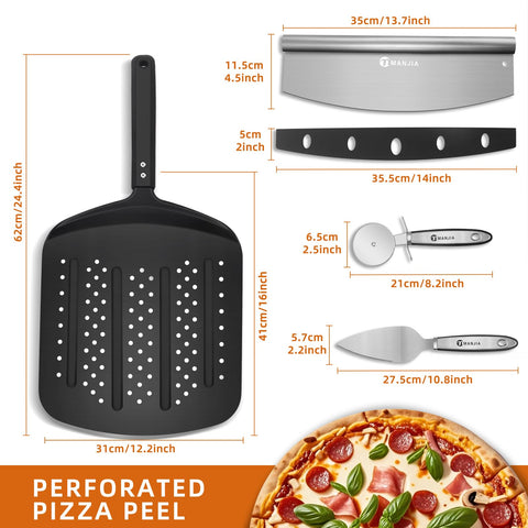 MANJIA espátula para servir pizza con manejo cómodo