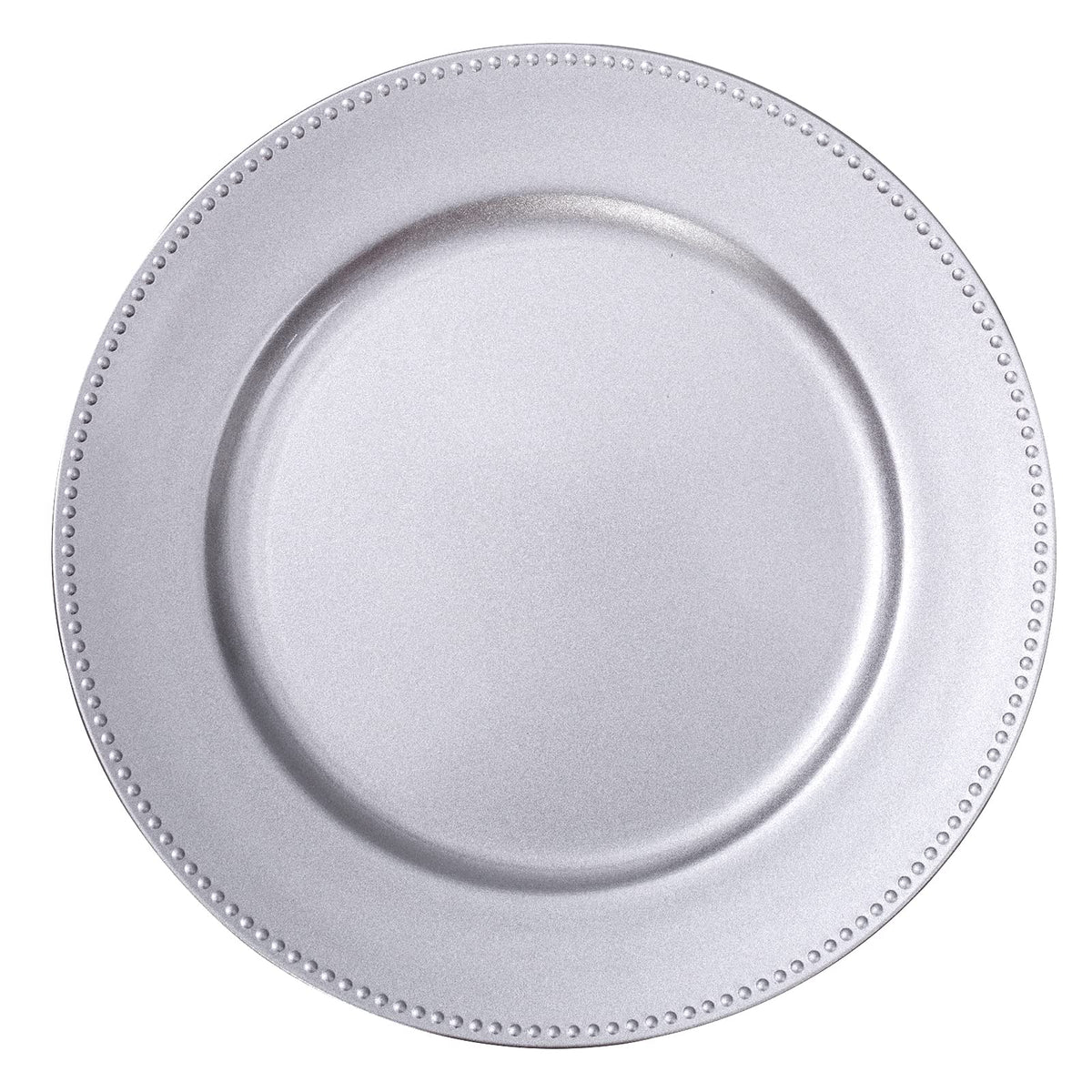 MAONAME cargadores de plata 13 pulgadas en mesa, acabado elegante.