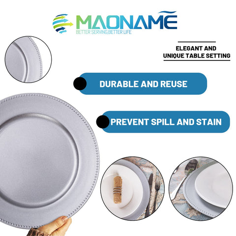Protegen la mesa y mantel bajo platos y cuencos con MAONAME.
