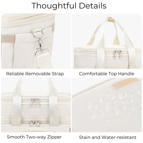 MAPLELILY ideal para trabajo, picnic o playa en beige.