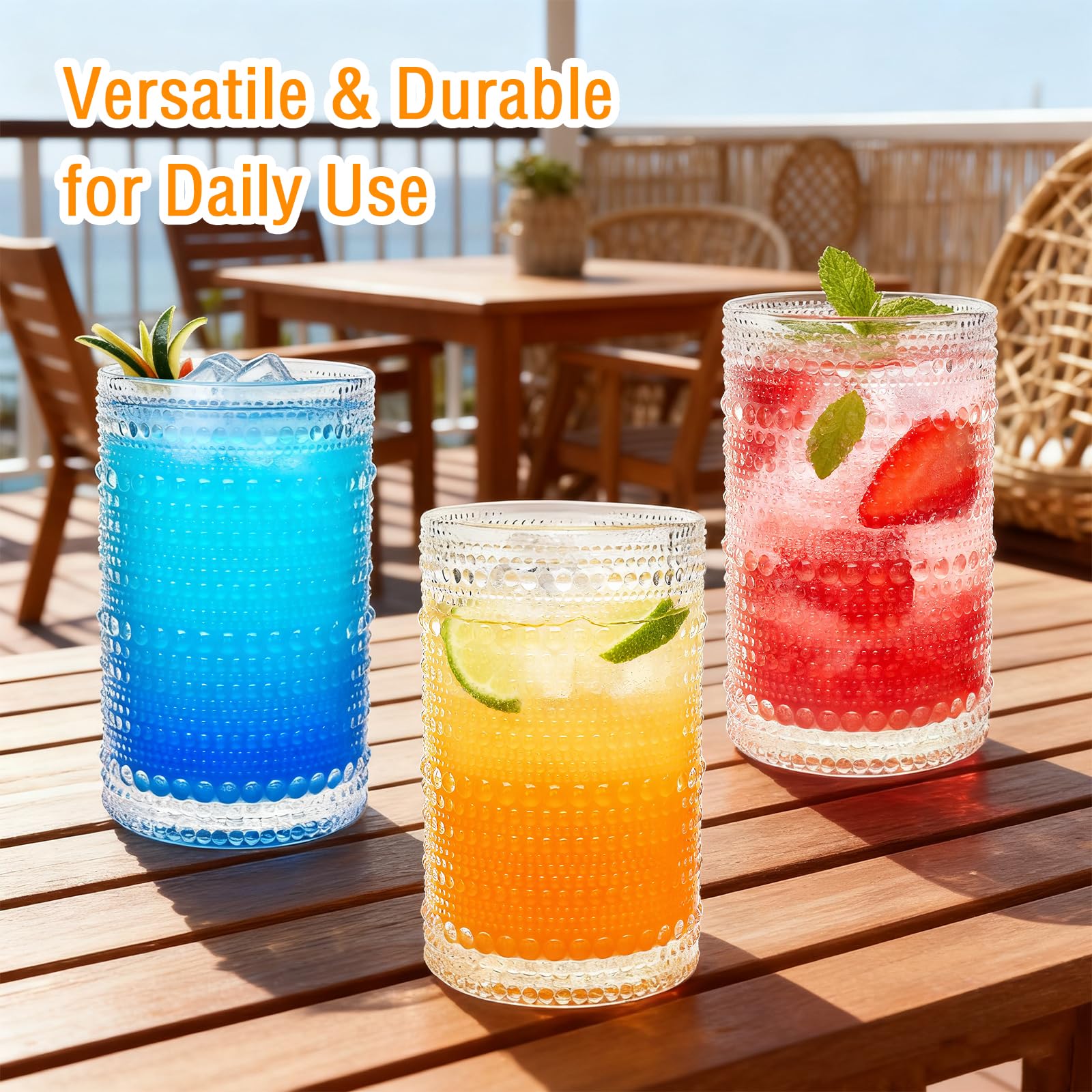Mapoxy vasos multiuso para bar, cafetería y restaurante, presentación atractiva.