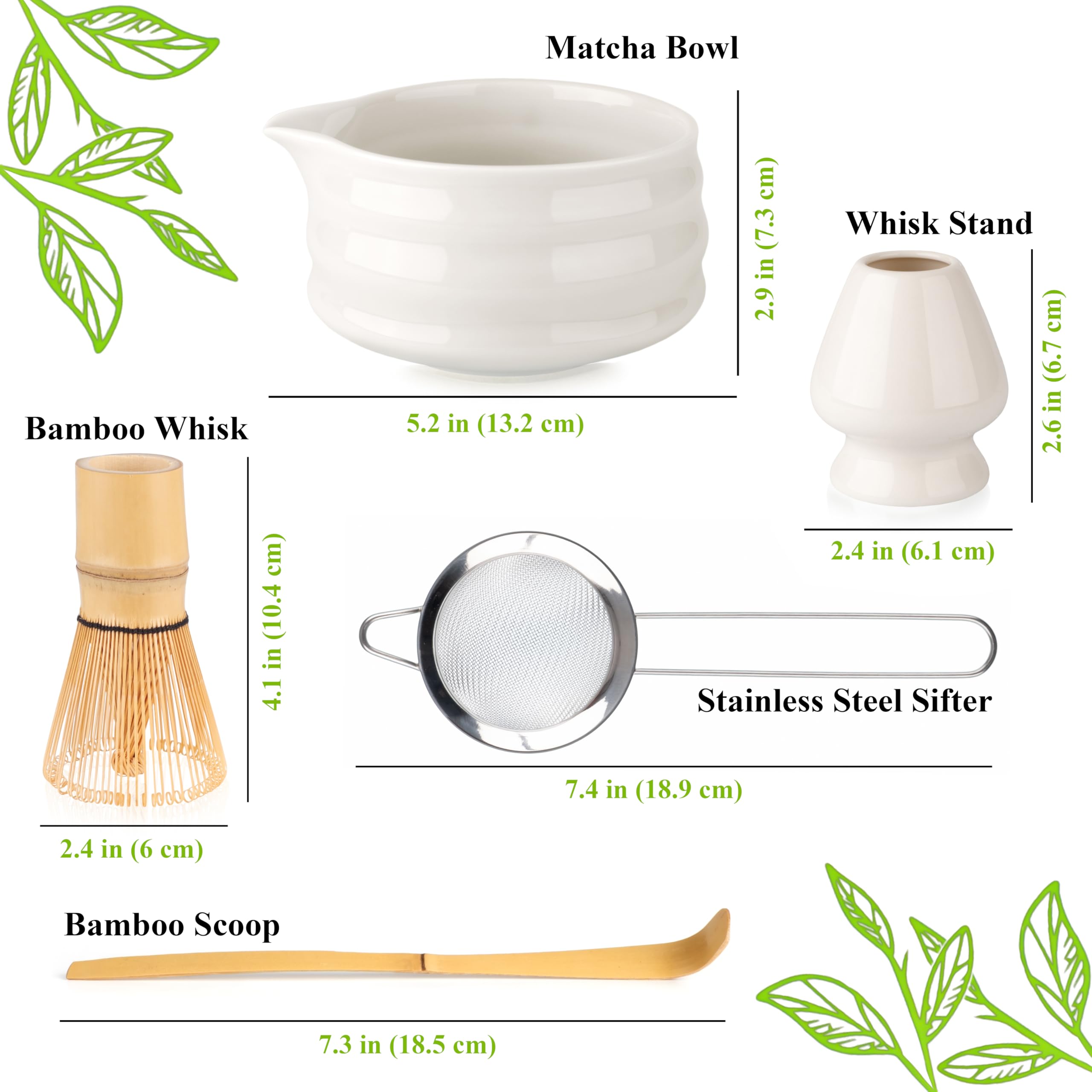Kit completo Marce de matcha blanco para empezar