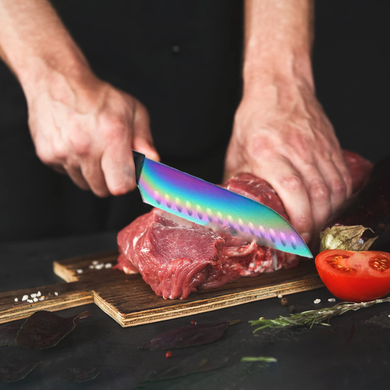 Marco Almond Cuchillo utilitario 5 pulgadas para tareas rápidas en la cocina