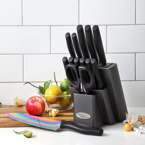 Marco Almond cuchillo pelador 3,5 pulgadas arcoiris, perfecto para frutas y peeling preciso