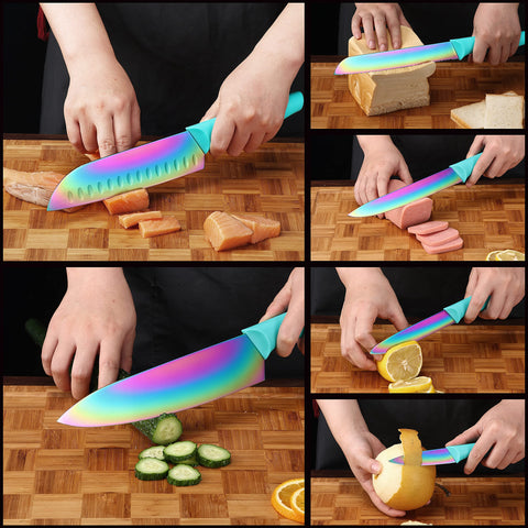 Cuchillo utilidad Marco Almond 5 pulgadas con funda; uso diario en la cocina