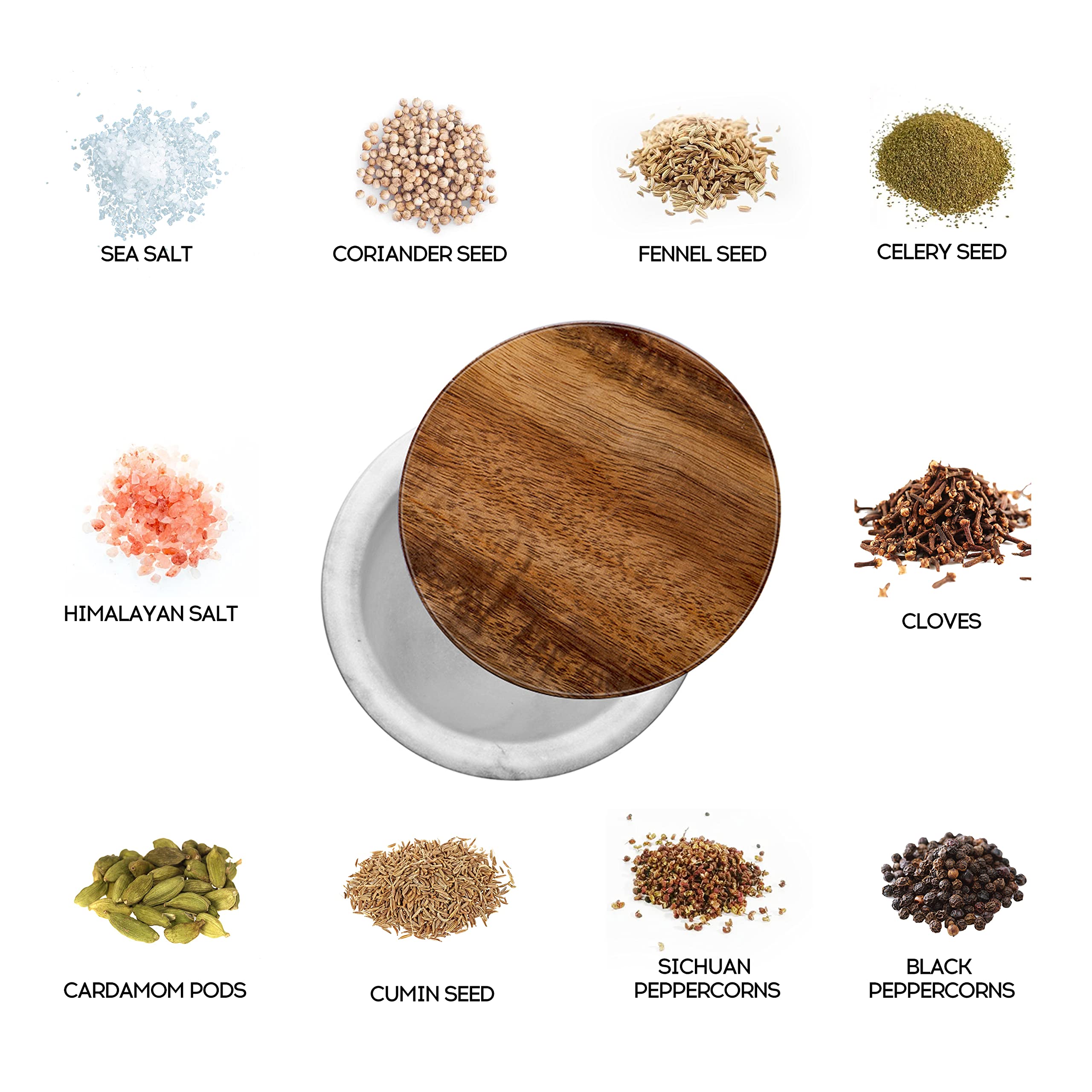 MarcZero variación natural de mármol, tono único.