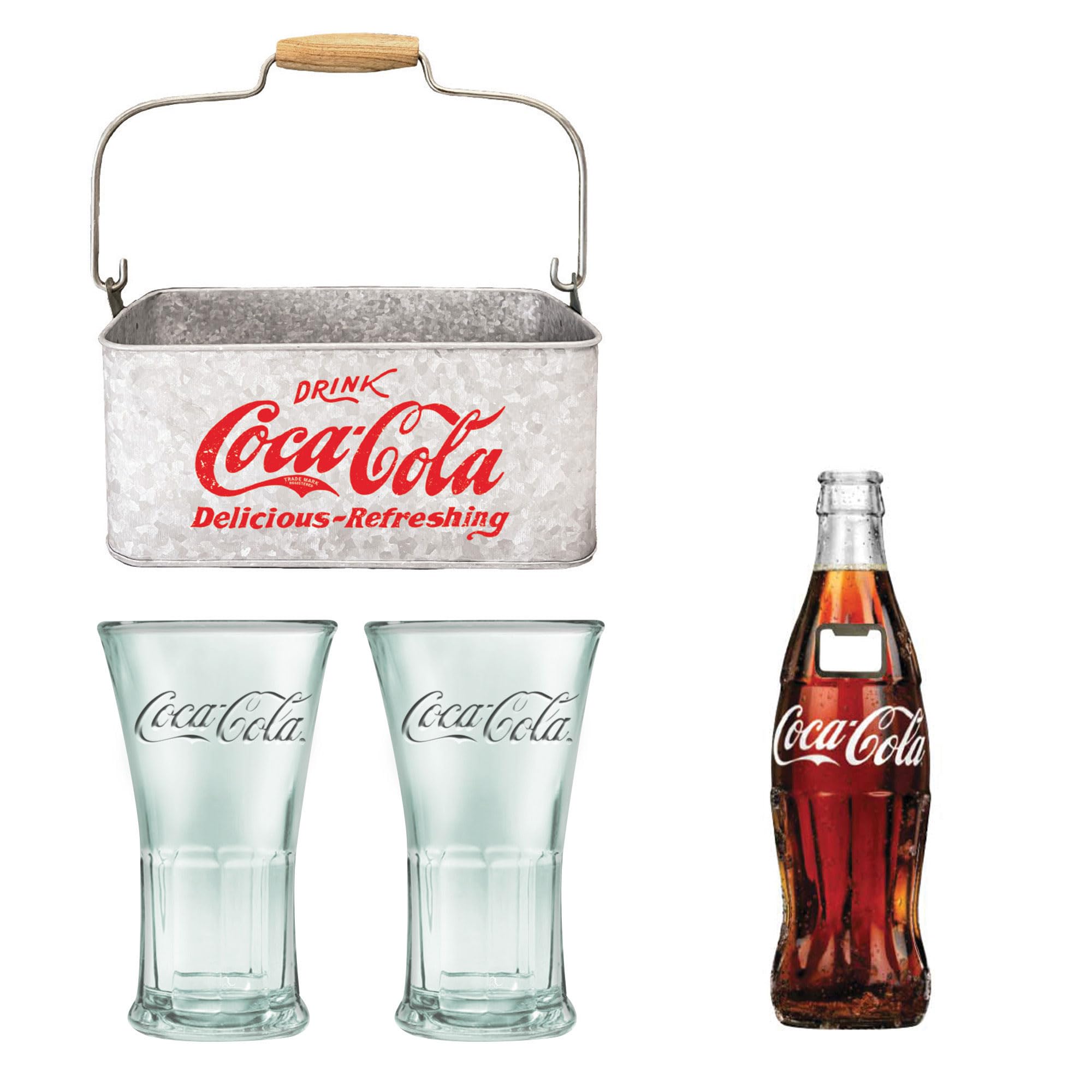 Estuche de hojalata Coca-Cola coleccionable de Marketplace Brands, regalo decorativo