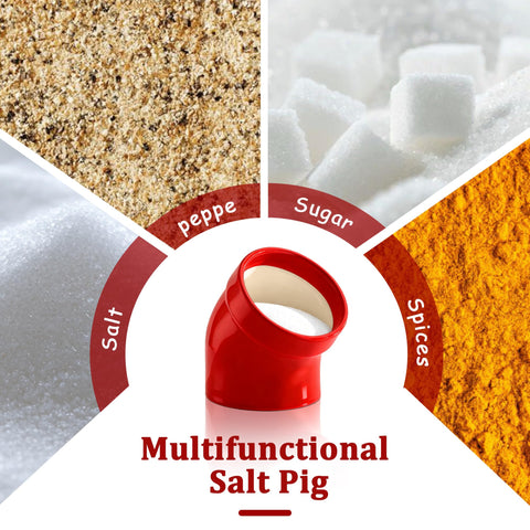 MARKETTY salero cerámico multifuncional para sal, pimienta, azúcar y especias.