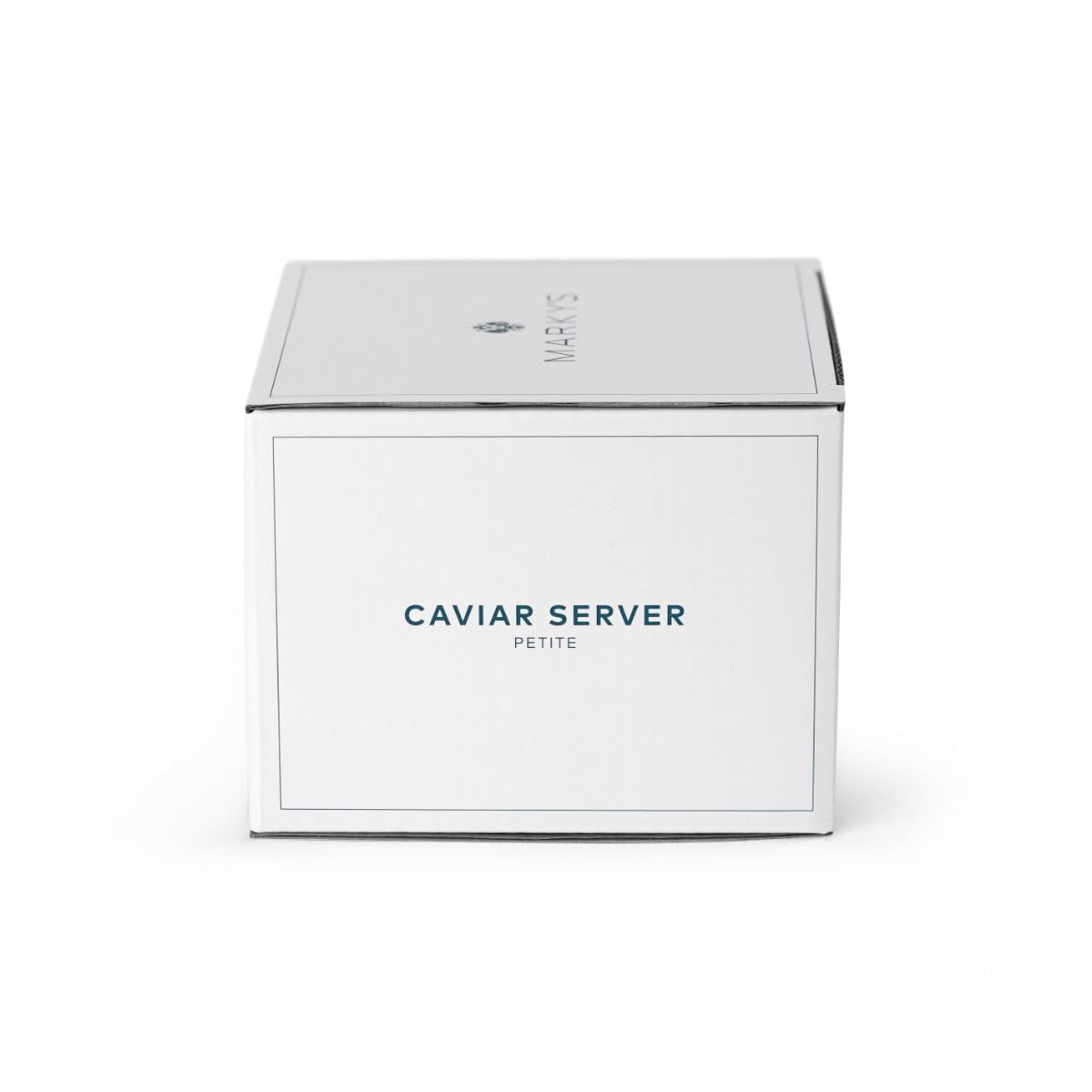 MARKY'S base metal para hielo, mantiene el caviar a temperatura ideal
