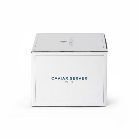 MARKY'S base metal para hielo, mantiene el caviar a temperatura ideal