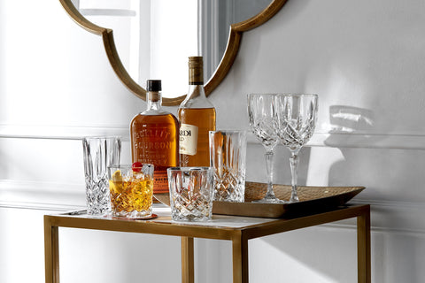Conjunto de cuatro vasos altos Marquis Waterford Markham, perfecto para reuniones.