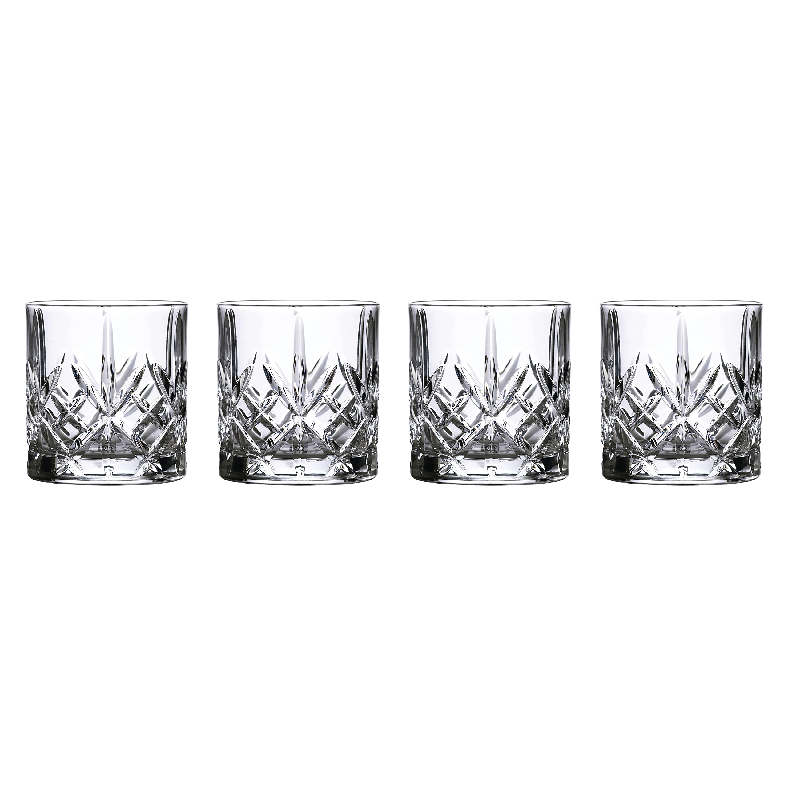 Marquis Maxwell: conjunto de 4 vasos tumbler 11 oz en caja regalo para servir bebidas.
