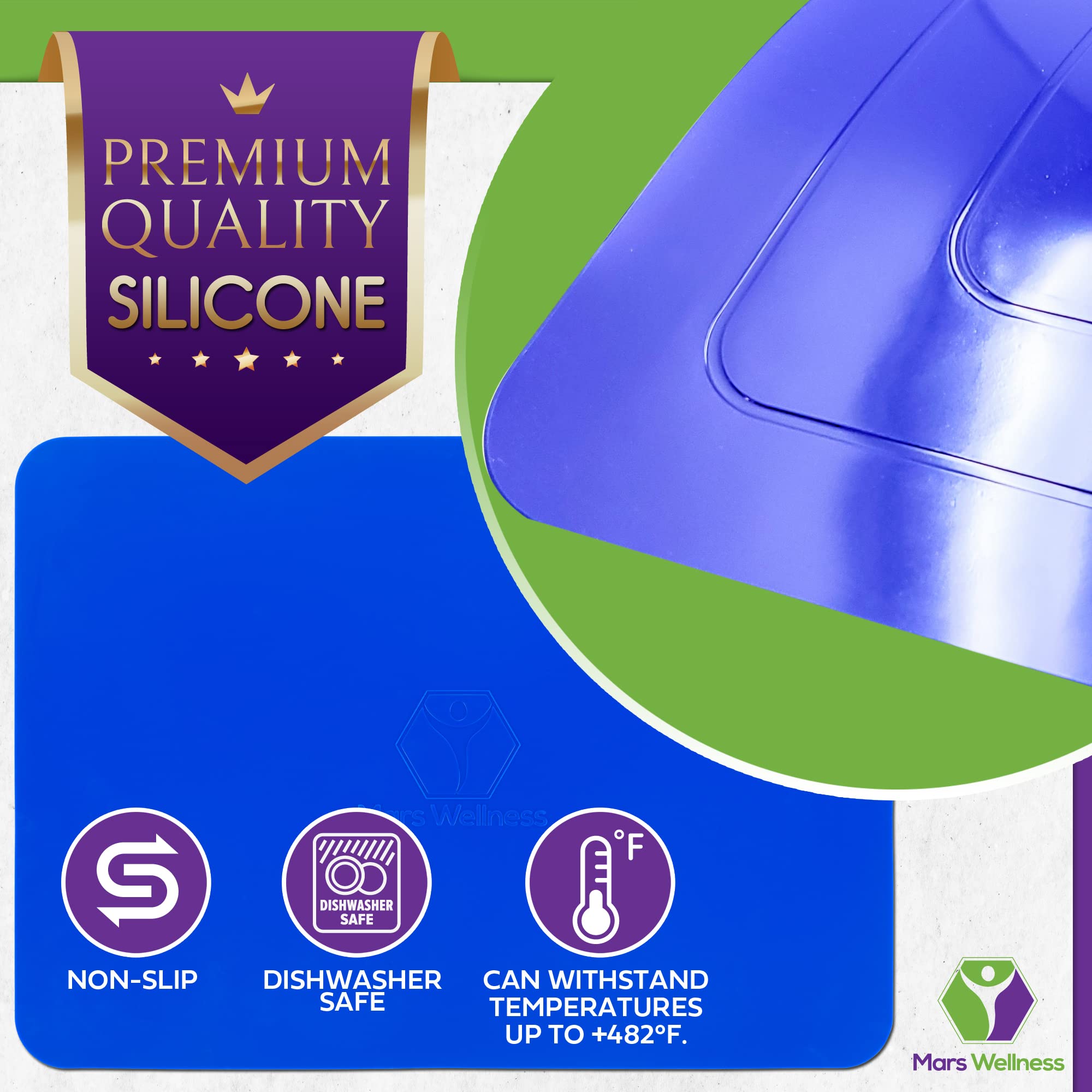 Silicona 100% de Mars Wellness, resistente a altas temperaturas