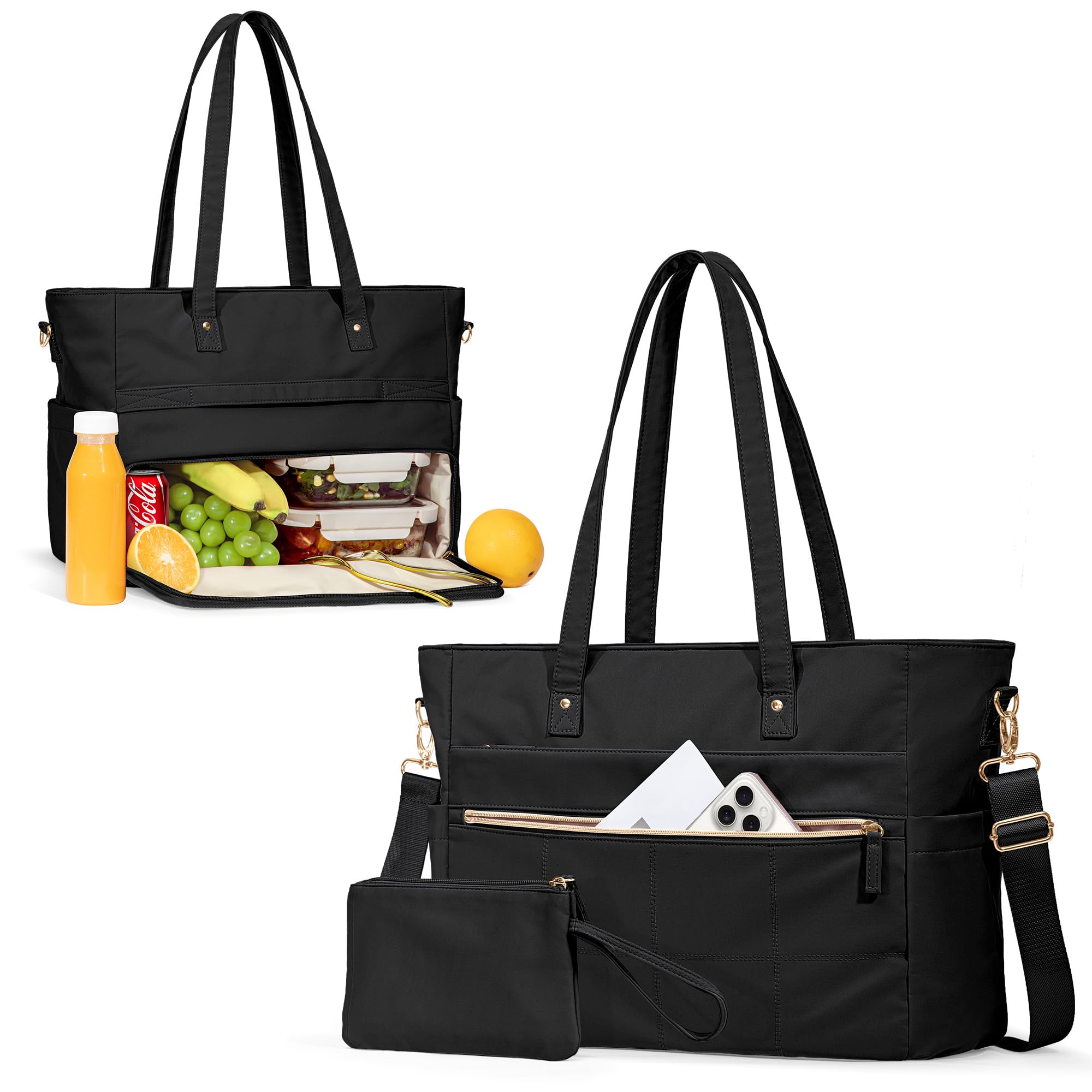 Marscamd bolsa de almuerzo con compartimento aislado para conservar la comida