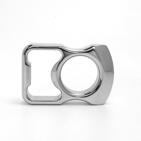 Marsrut abrebotellas durabilidad y diseño en plata.