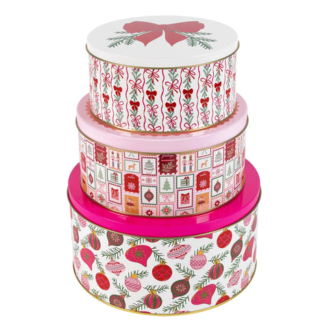 Latas Martha Stewart de tamaño pequeño para galletas y dulces.