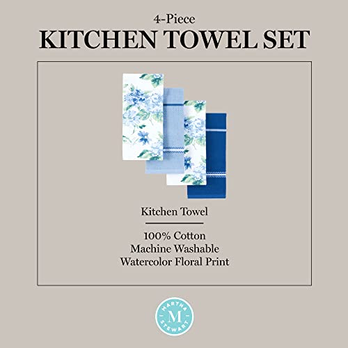 Martha Stewart Amber Floral juego de toallas: con dos diseños y dos colores.