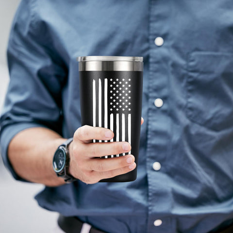 MASGALACC Taza termica 20oz, set sin plástico para oficina y casa.
