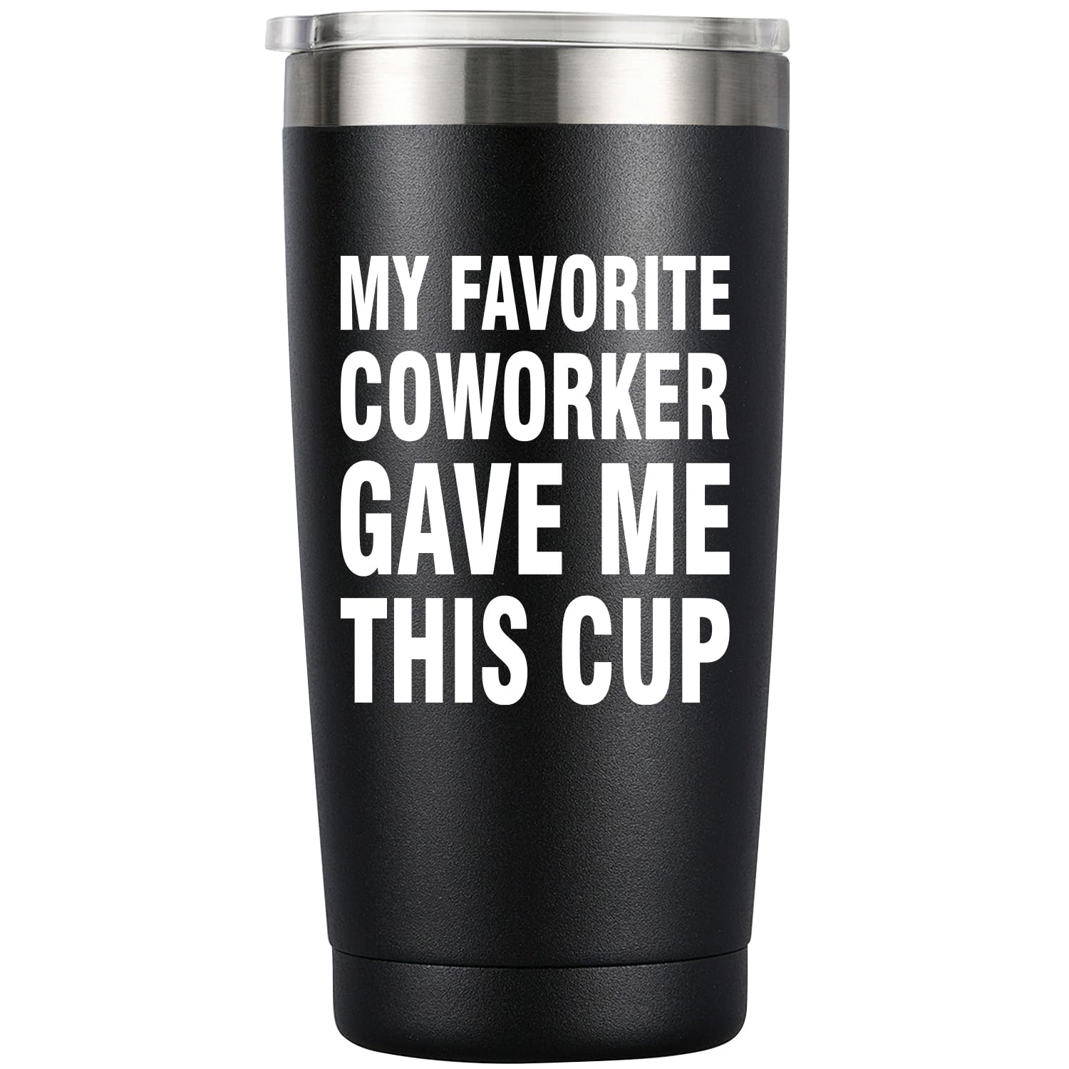 MASGALACC Vaso 20oz aislado con tapa, ideal para café caliente en la oficina.