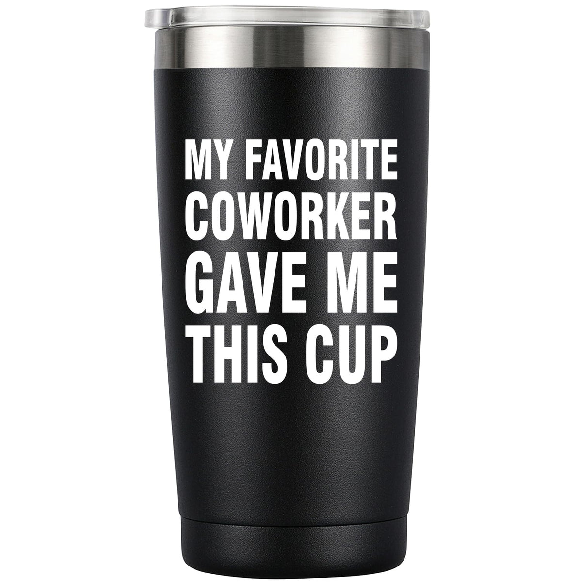 MASGALACC Vaso 20oz aislado con tapa, ideal para café caliente en la oficina.