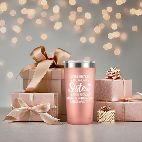 Regalo ideal MASGALACC 20 oz para hermanas con estilo