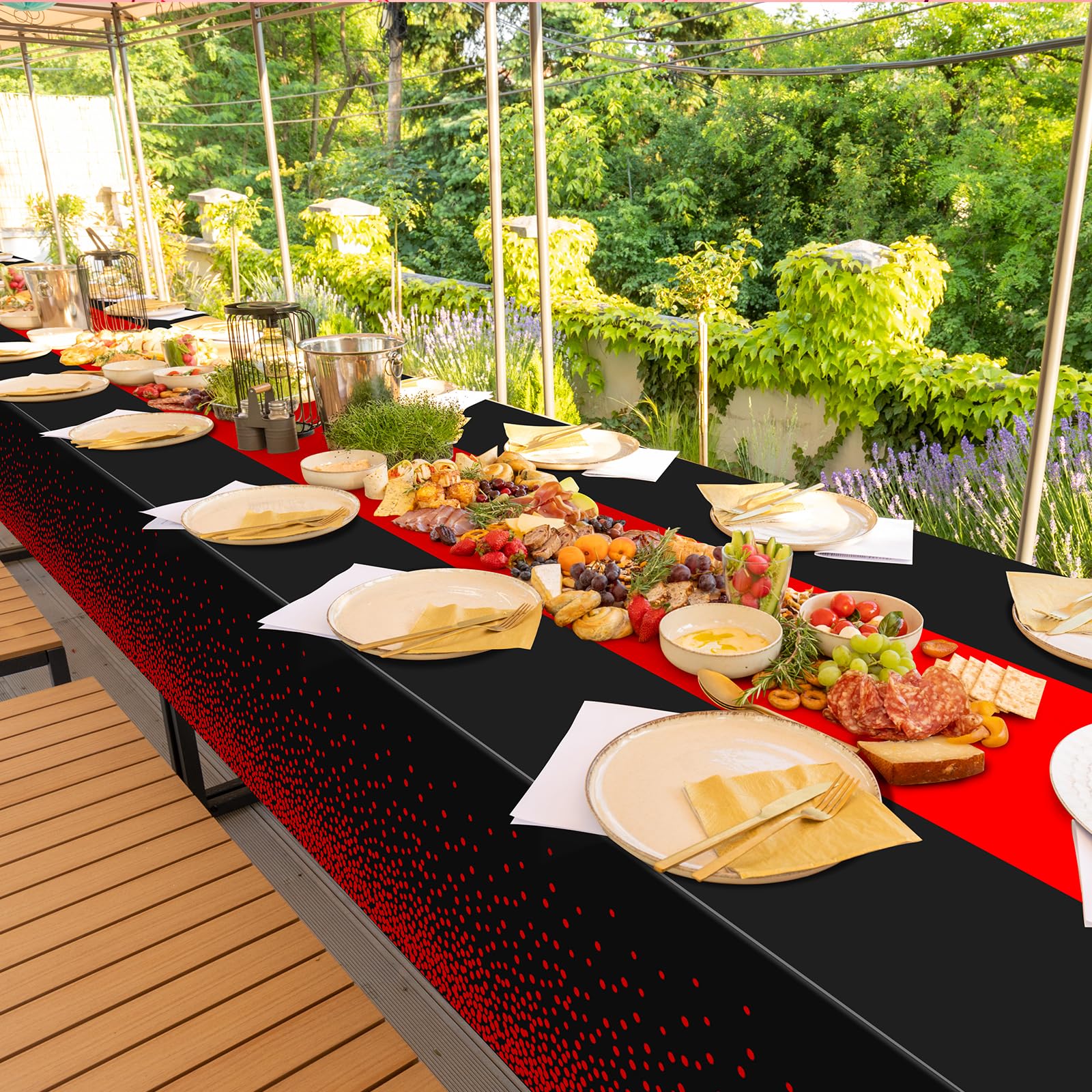 Mantel Mashan tres piezas, conjunto práctico para ambientar múltiples mesas.