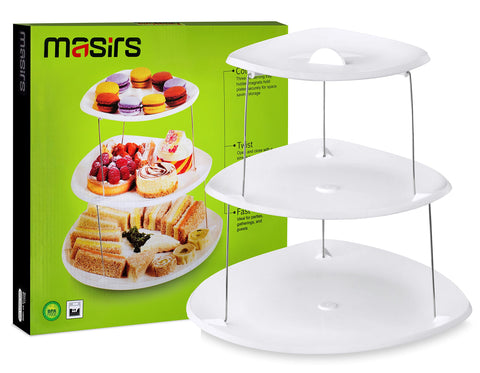 Masirs bandeja para embutidos, diseño estable para reuniones.