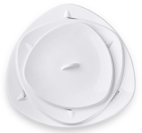 Masirs bandeja de quesos y frutas de 3 niveles, servicio compacto.