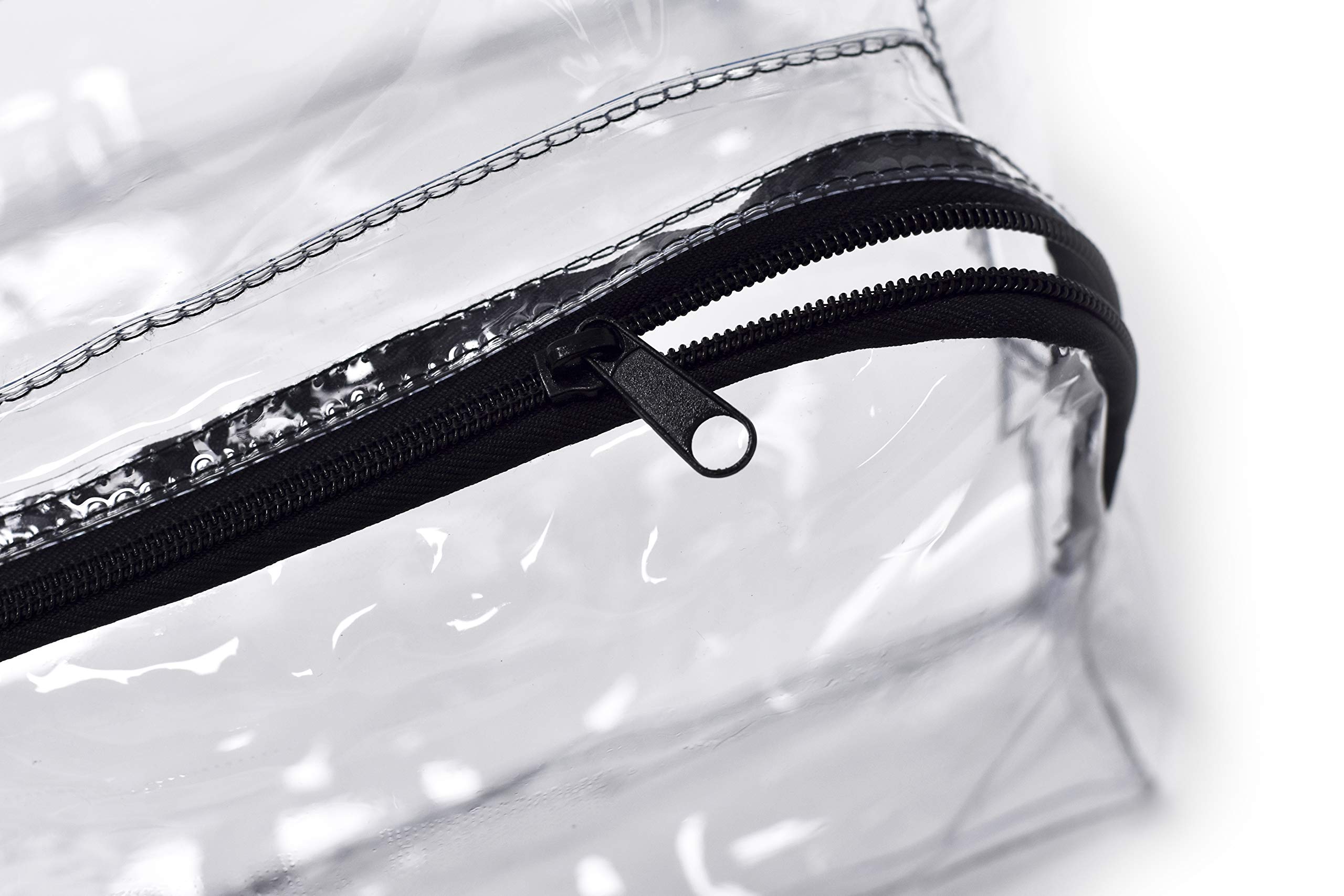 Masirs bolsa de almuerzo transparente, bolsillo para ID, acceso rápido en control de seguridad.