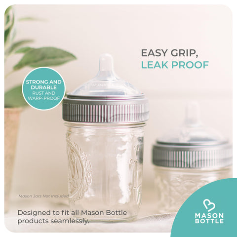 Mason Bottle compatibilidad universal con tarros Mason.