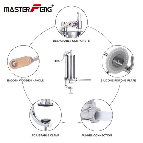 MASTER FENG acero inoxidable duradero para uso prolongado