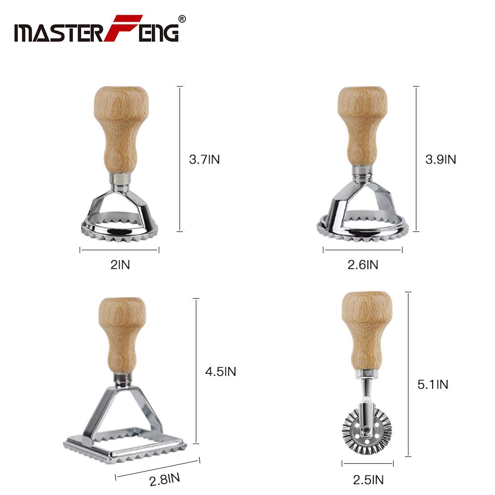 MASTER FENG sellador de ravioli redondo 02: porciones homogéneas de masa.