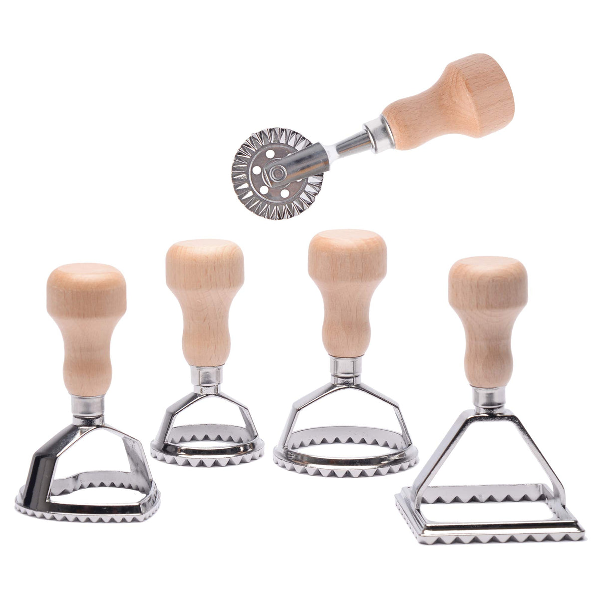 MASTER FENG sello ravioli redondo: porciones uniformes para rellenos abundantes