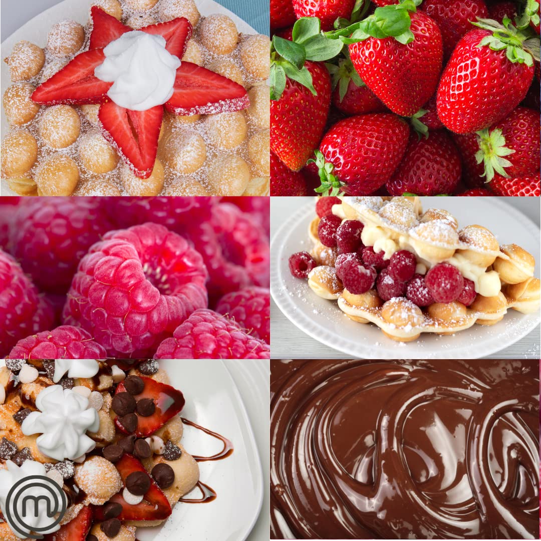 Diseño compacto de MasterChef Bubble Waffle Maker