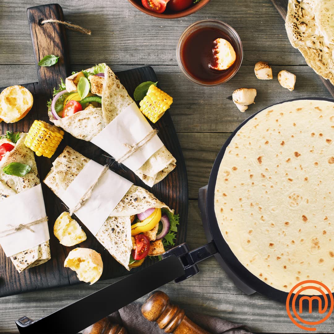 MasterChef tortillas de 10 pulgadas listas rápidamente para tacos y bocadillos.