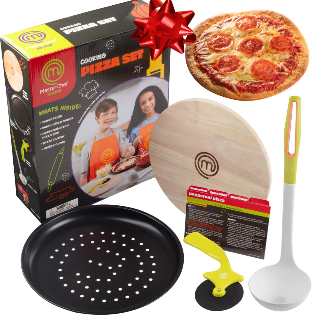 MasterChef Junior cucharón de salsa para porciones fáciles de pizza