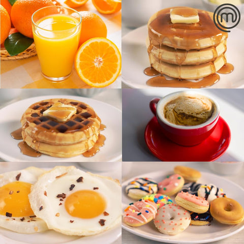 MasterChef Mini waffles dorados para desayunos