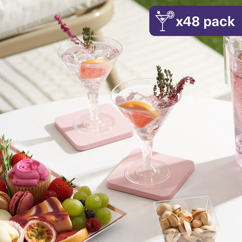 Vaso MATANA martini plástico para uso interior y exterior, perfecto para catering.