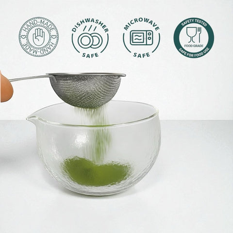 Matcha Maku cuenco apto para microondas y lavavajillas, limpieza fácil.