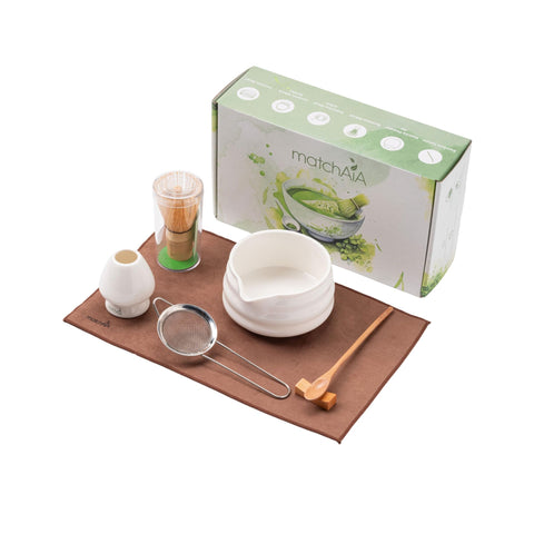 MatchAiA set de matcha con tazón cerámico para una experiencia auténtica