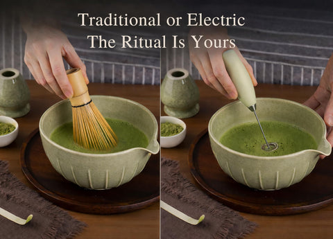 Matchiva cuchara de matcha para medir porciones con precisión.