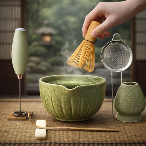 Matchiva tazón de matcha de porcelana libre de BPA, ideal diario.