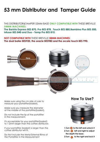 MATOW compatibilidad Breville 54mm portafiltro