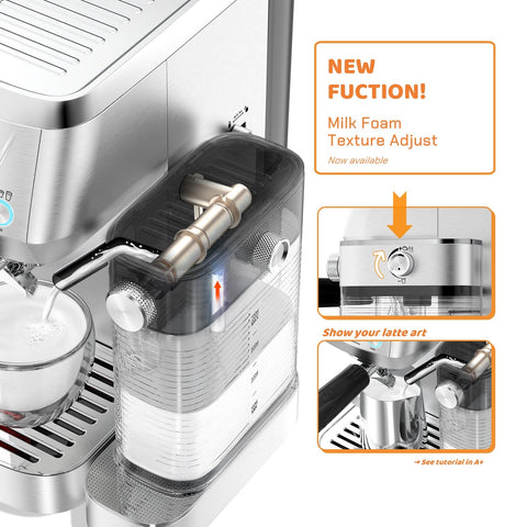 MAttinata tecnología preinfusion PID-NTC para extracción precisa y aromática